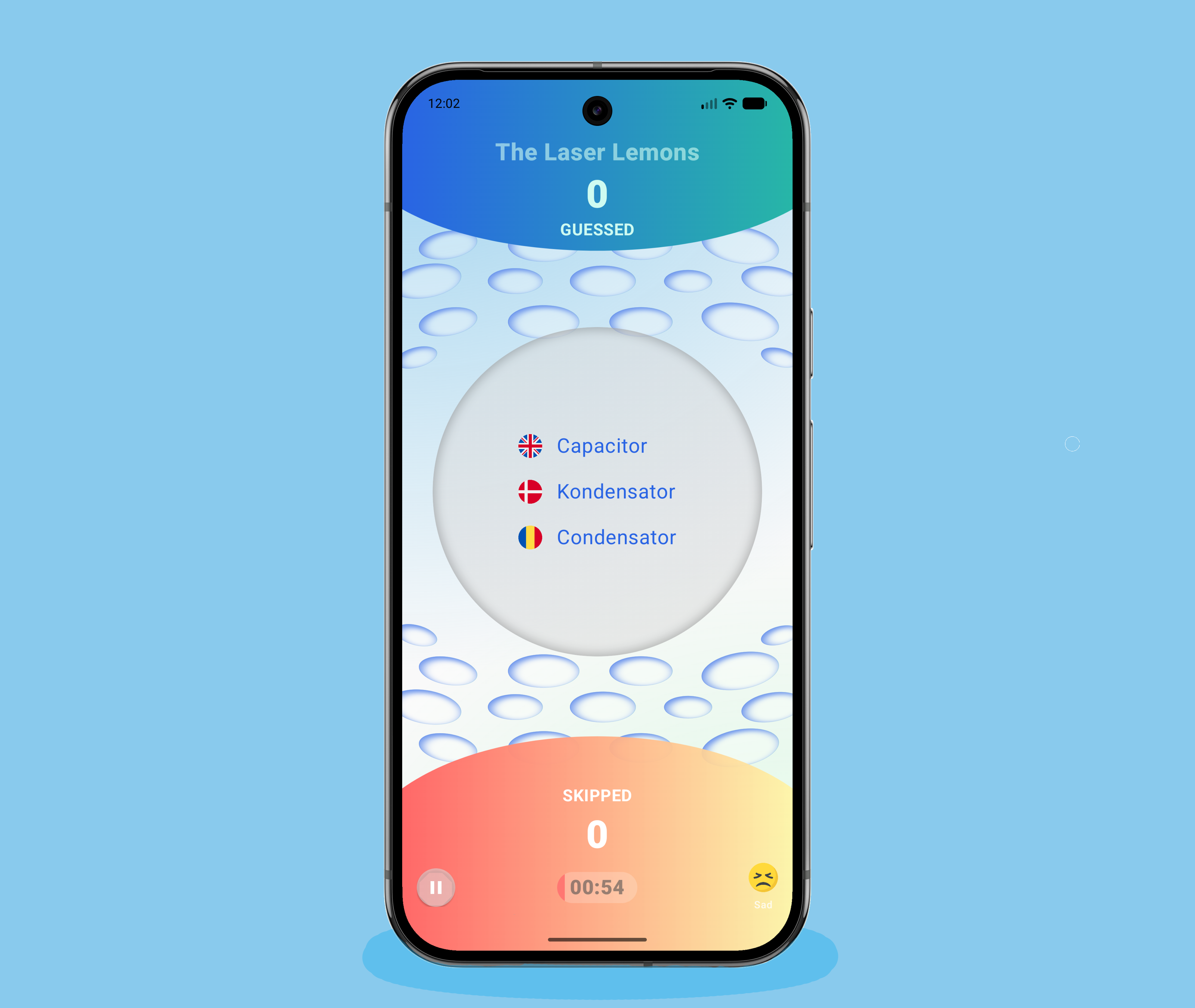 Alias Game Interface